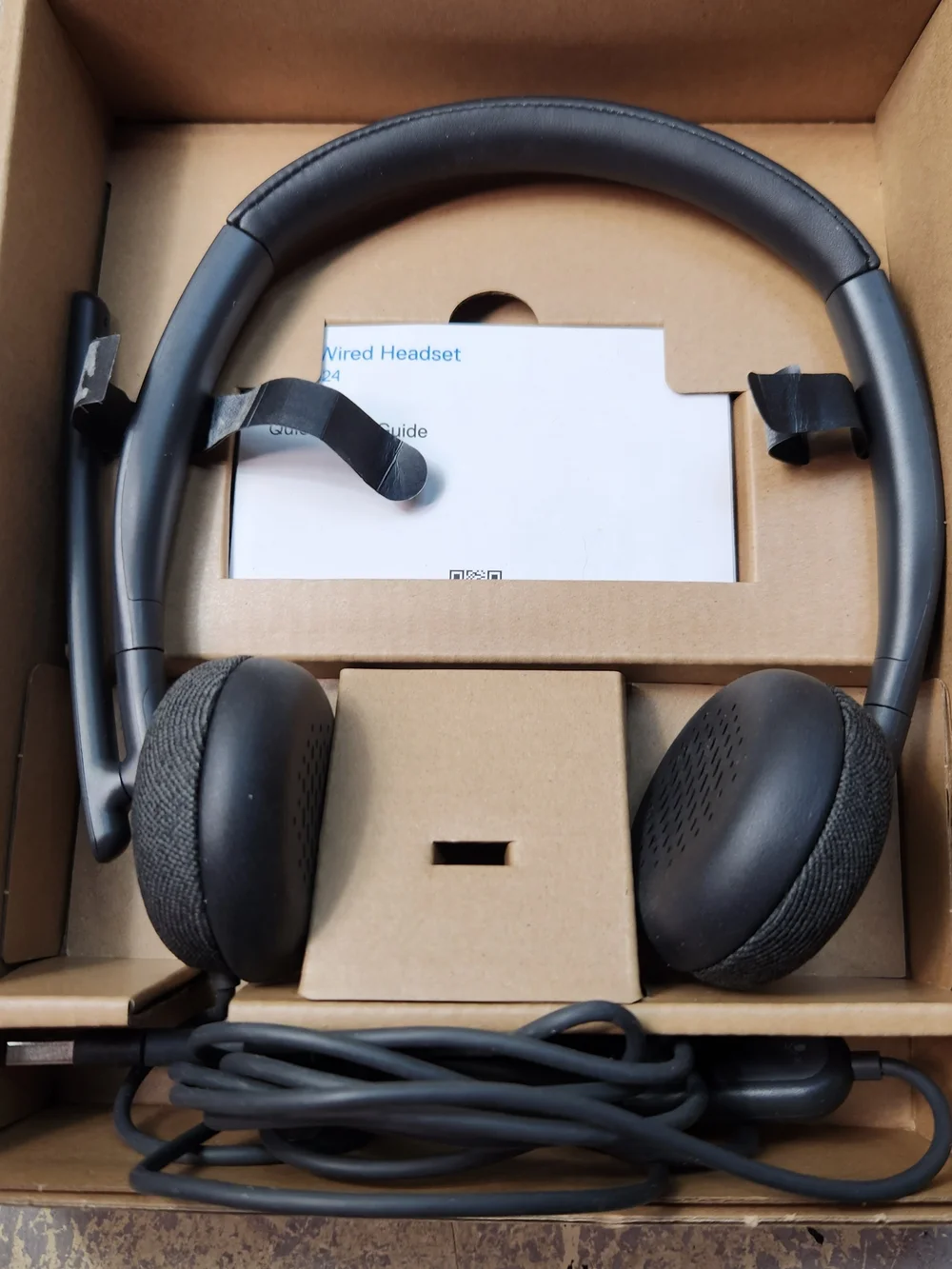 Dell Pro Wired Headset WH3024 USB-C AI Noise Cancelling Mic DWW DP/N Open Box